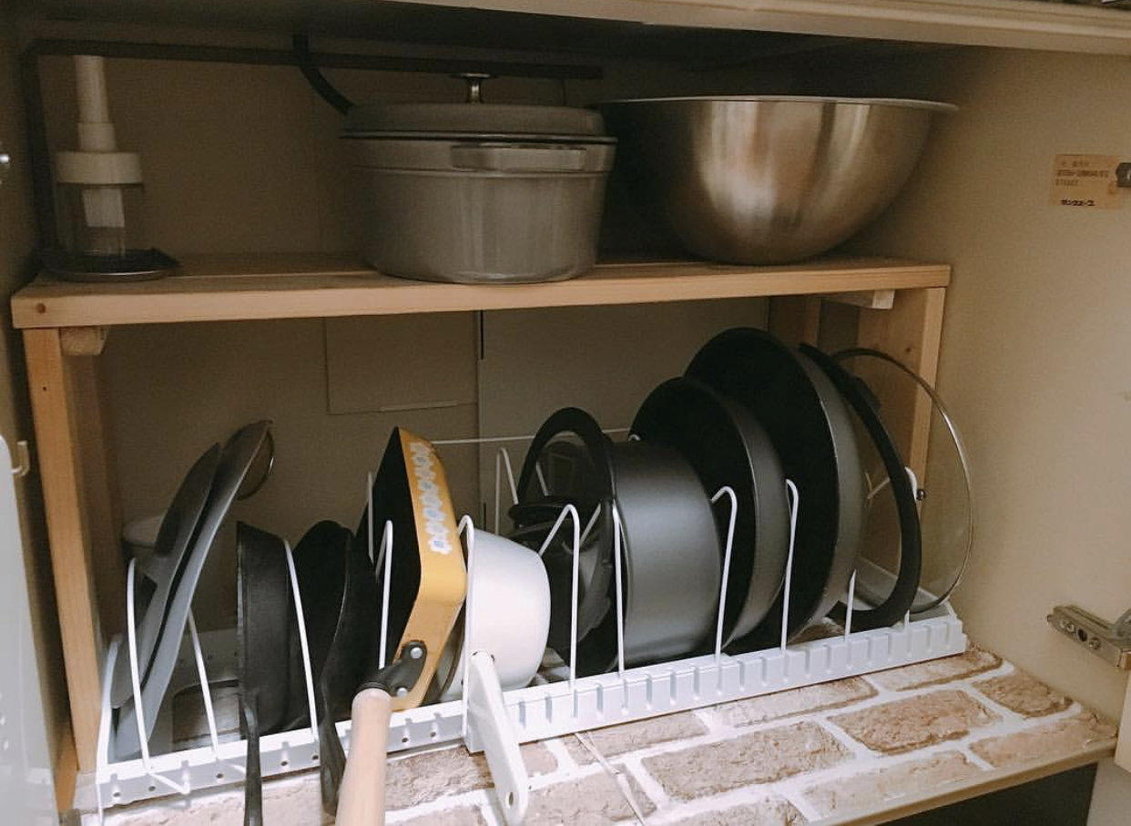 厨房锅具收纳墙上,厨房锅具收纳整理神器