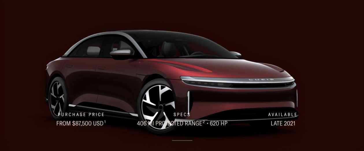 lucidair实车,lucidair入门车款发布