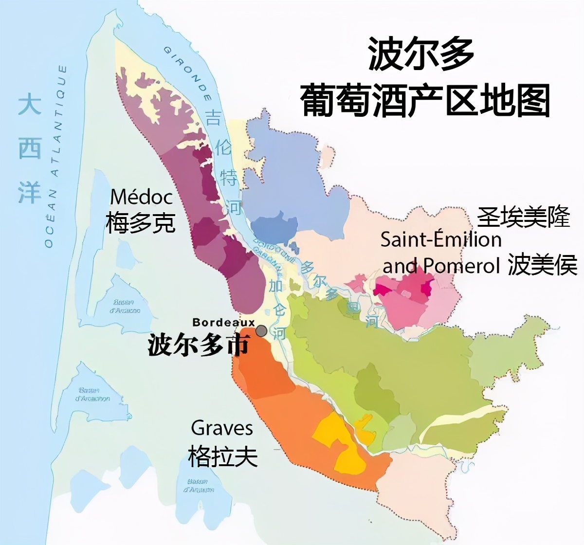 法国波尔多葡萄酒,简单如123456789