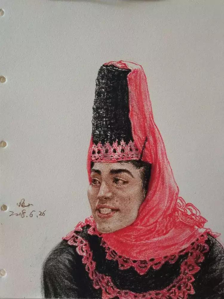 最好的素描速写作品,经典大师画素描速写人物