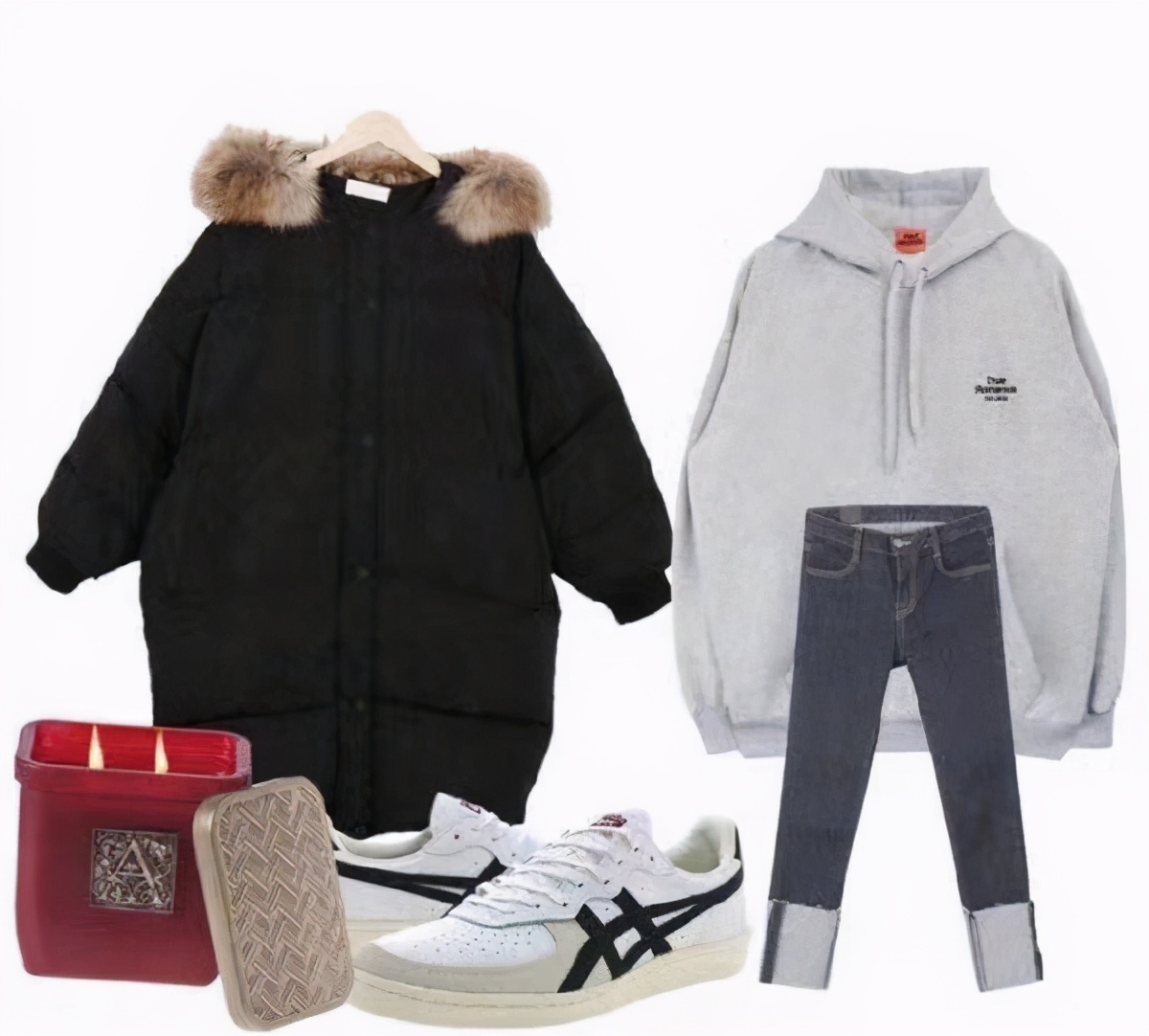 时髦洋气的灰色宽松卫衣穿搭,春季灰色卫衣日常穿搭