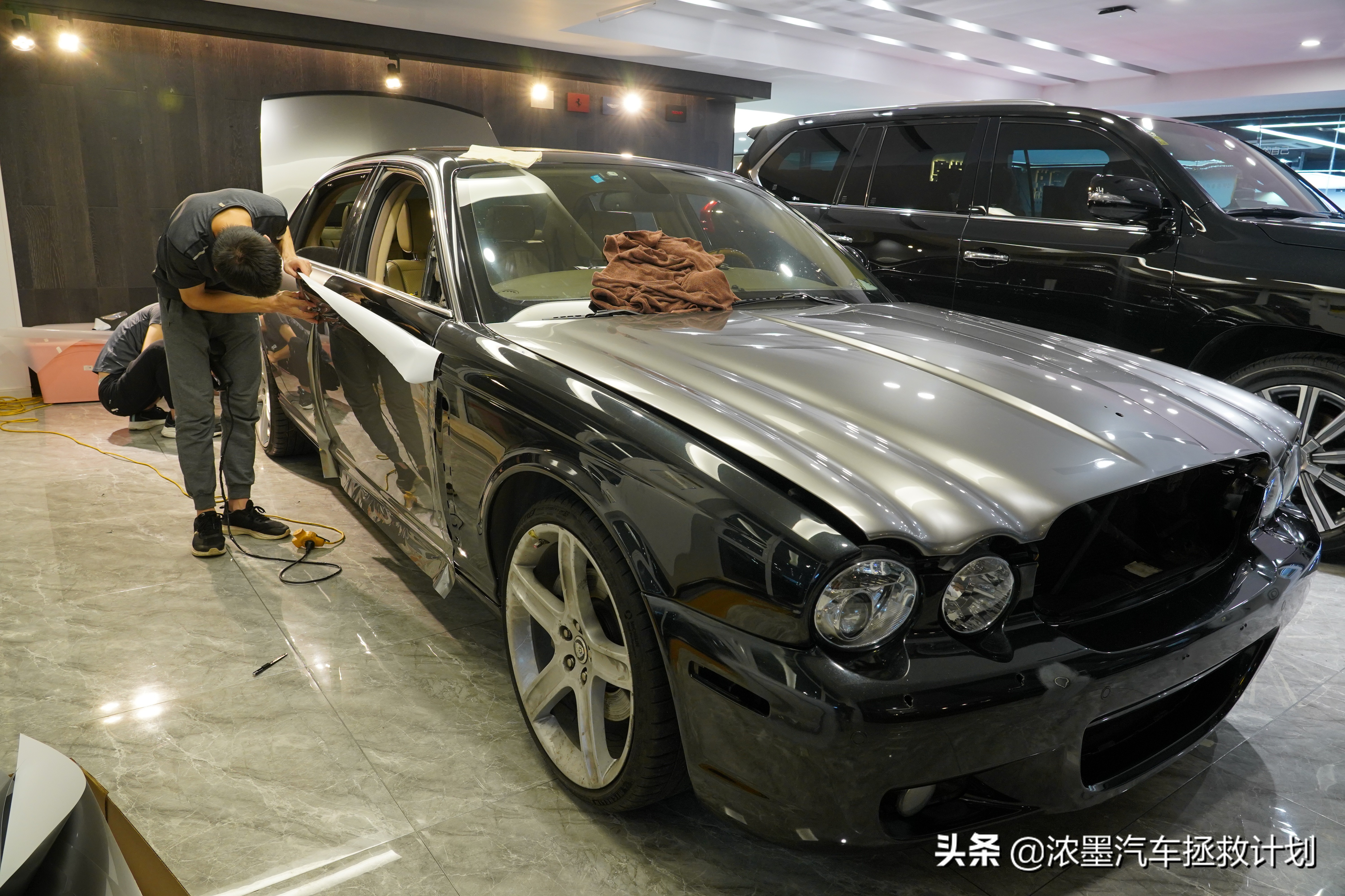 专业维修整备老款捷豹xj系列,老款捷豹xj整备视频