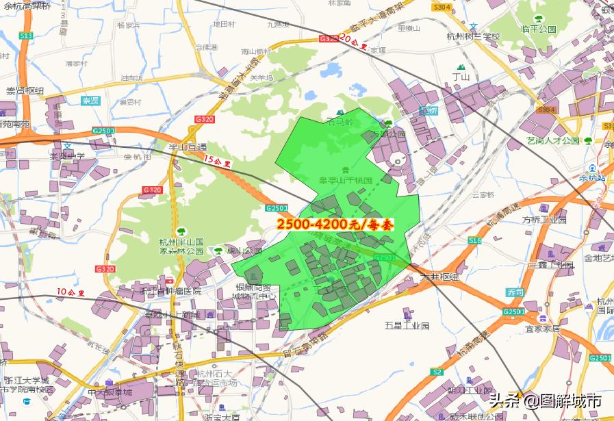 杭州丁桥2021-2035规划,杭州丁桥地图
