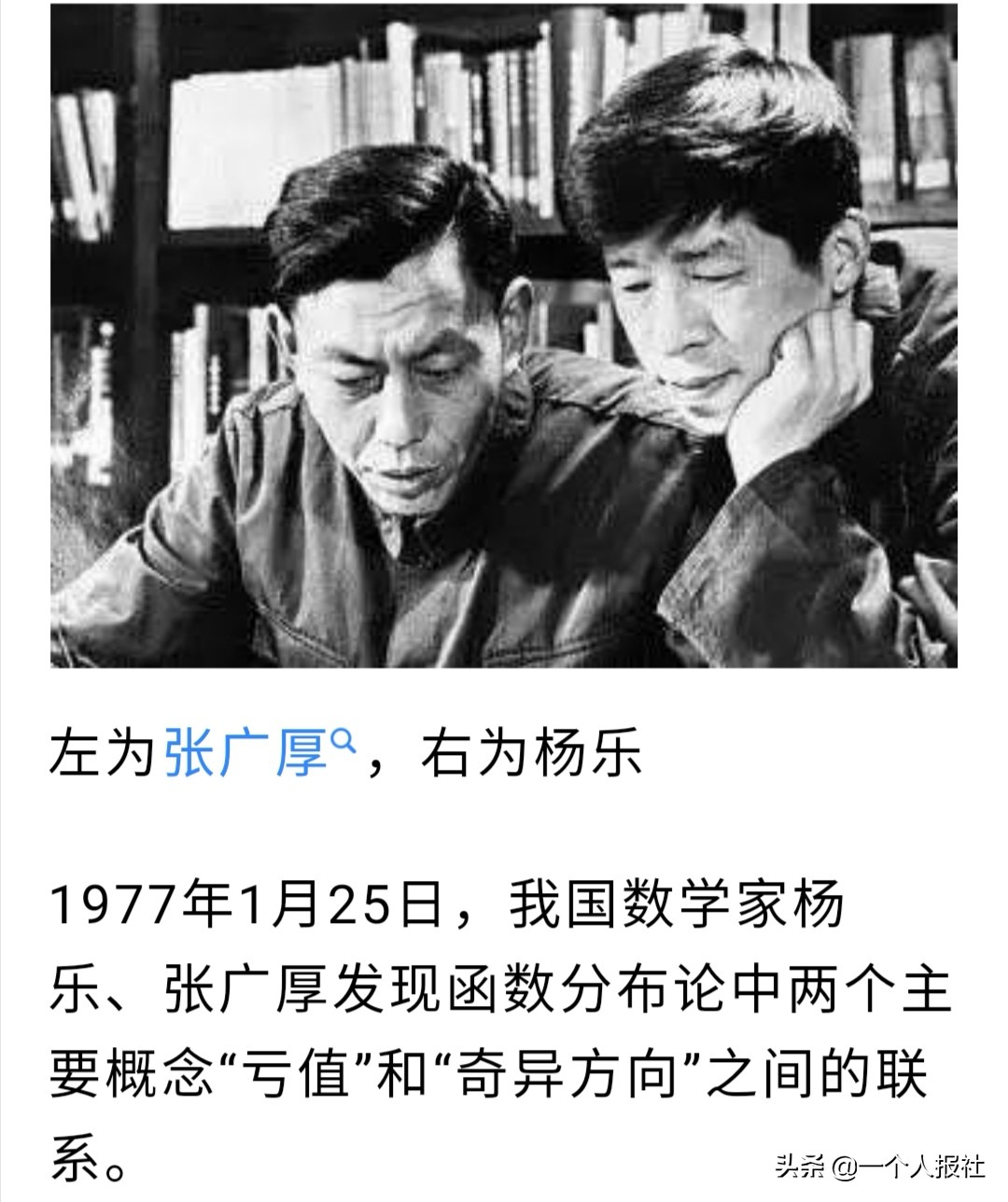 数学名人推崇的数学牛人,中国的数学大家