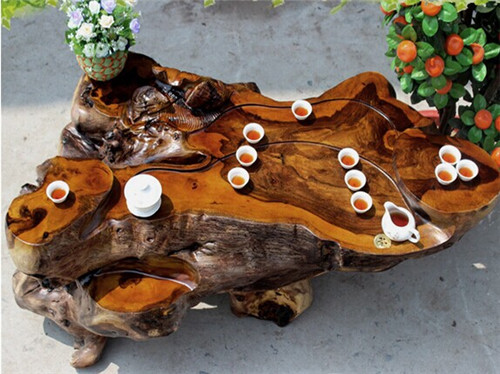 根雕茶几制作全过程,根雕茶几制作