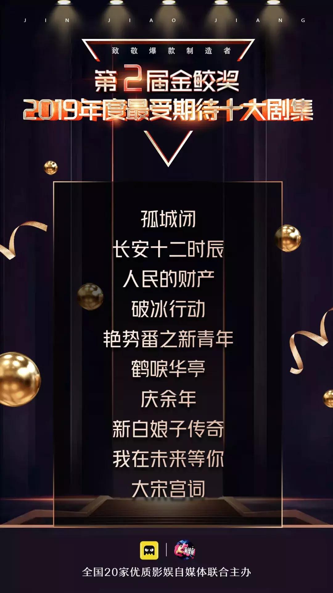 千人见证，大咖云集，第二届金鲛奖致敬2018年度网生爆款
