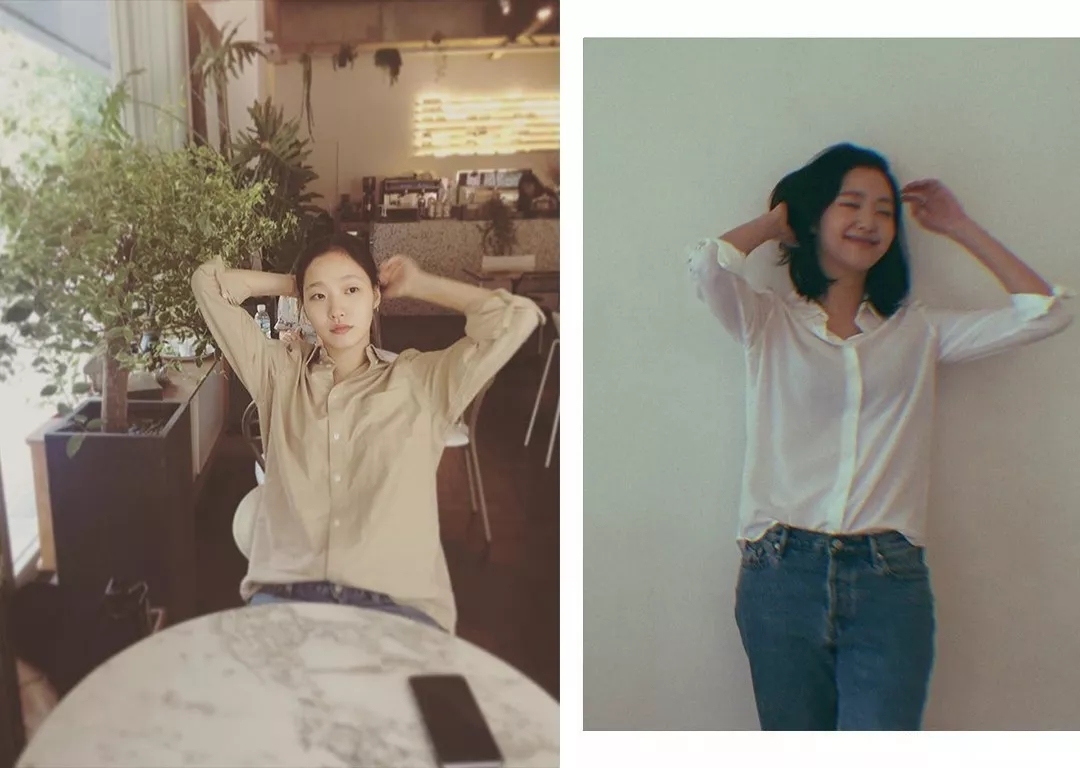 金高银穿搭分享,韩系淡颜系穿搭金高银