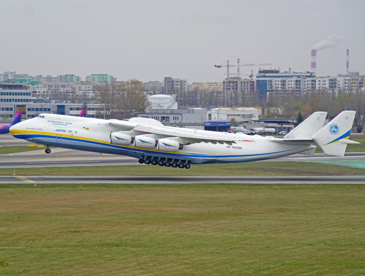 安225跟中国的合作,安225飞往波兰维修