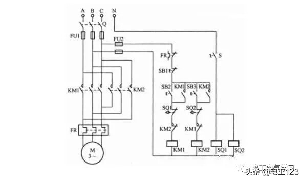 电机正反转控制线路原理,220v电机正反转原理