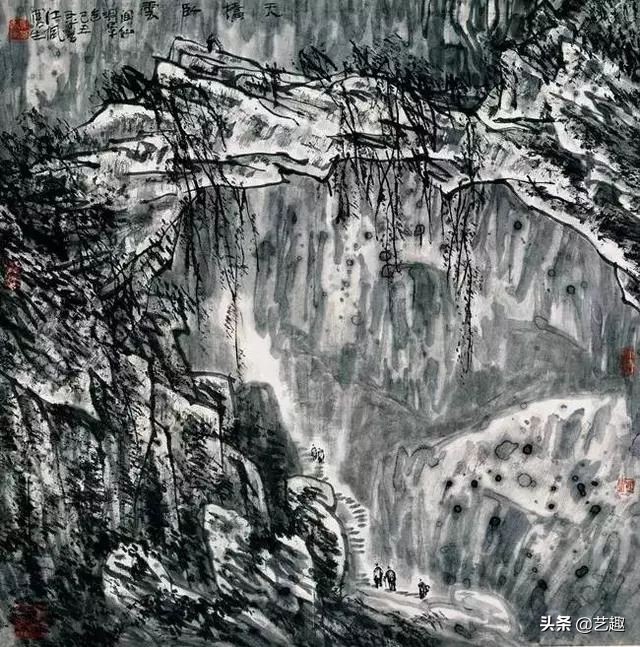 画家江枫作品,黄公望评价