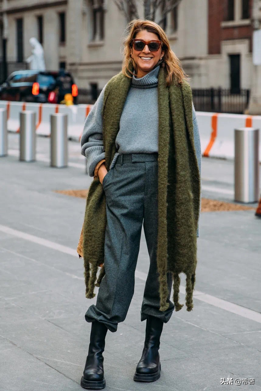 衣橱不能少了围巾保暖又时尚,保暖御寒柔软亲肤围巾