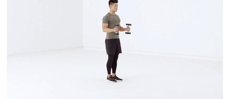 keep35天哑铃全身增肌计划,八个哑铃动作练全身