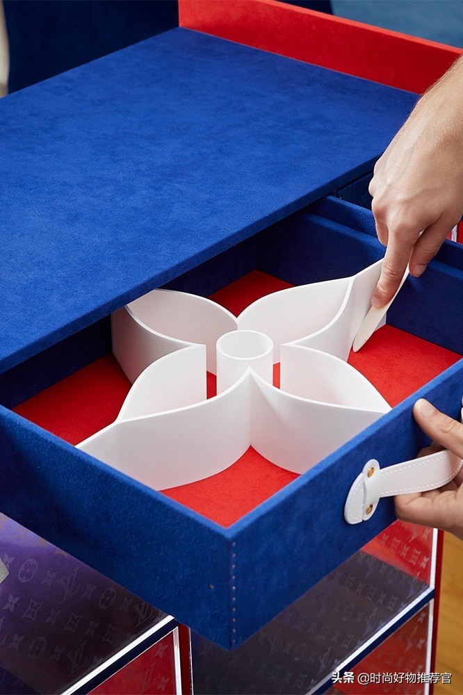 LV新包|NBA合作系列:篮网元素,红白蓝3色细节