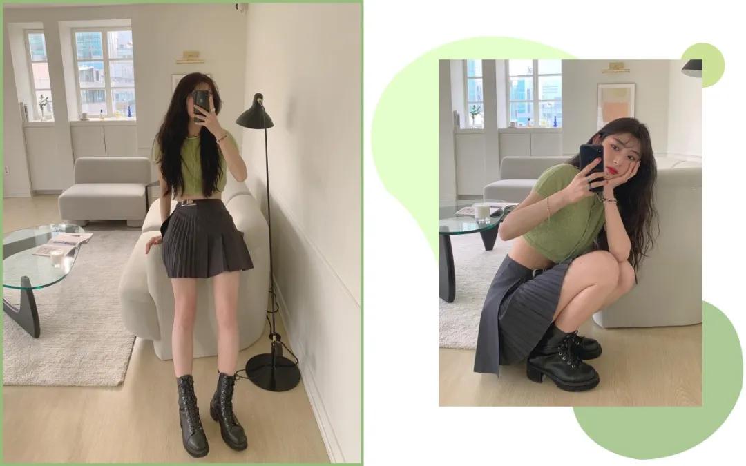 夏季短裙显瘦穿搭,冬季穿什么短裙显瘦显高