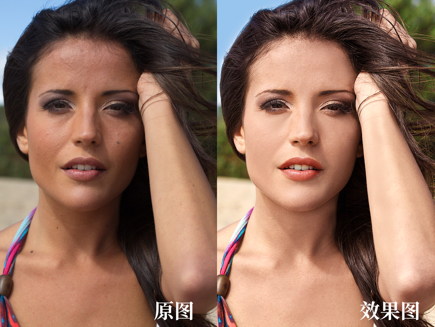 ps修打卡照,ps人物眼神修图教程