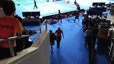 林丹被误判退赛几比几,林丹2019新加坡公开赛为什么退赛