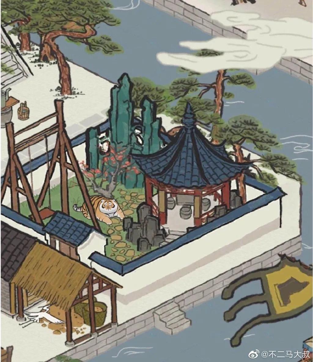 中二大叔画虎全集,中二大叔