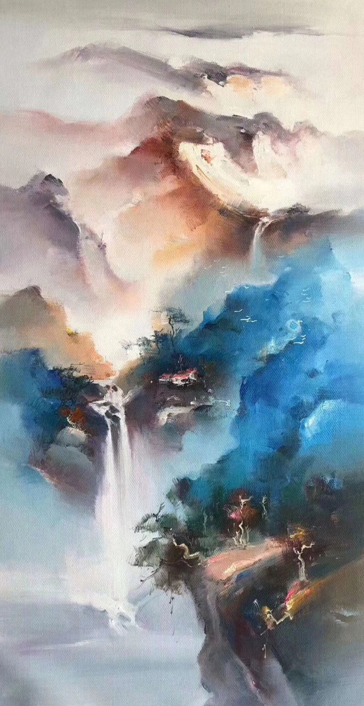 中国小幅油画作品大展作品集,三峡丹青油画作品