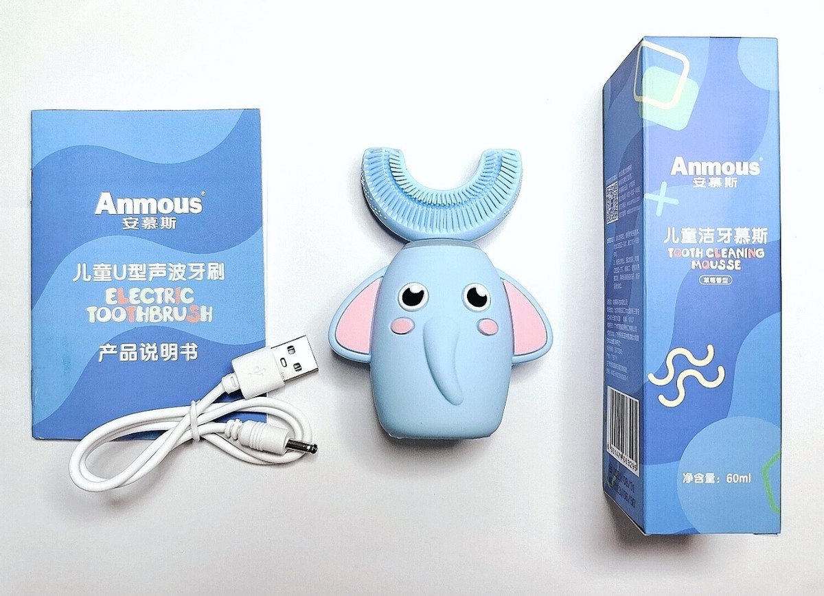 让宝宝爱上刷牙口含式电动牙刷,宝宝不爱刷牙用这款u型牙刷