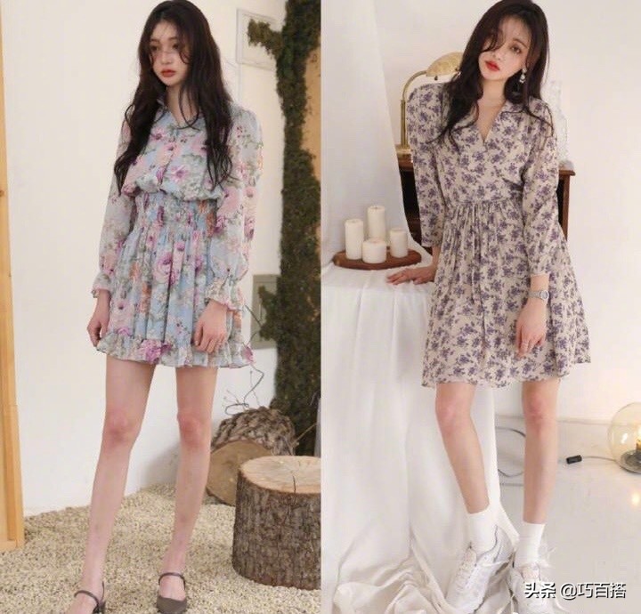 碎花裙如何穿得惊艳好看,碎花裙这样穿气质又温柔
