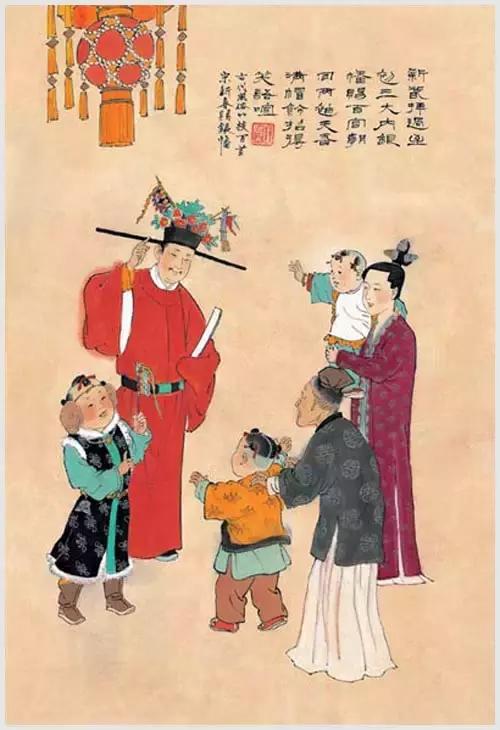 100首诗词100张风俗图太美了,100幅中国古风俗画