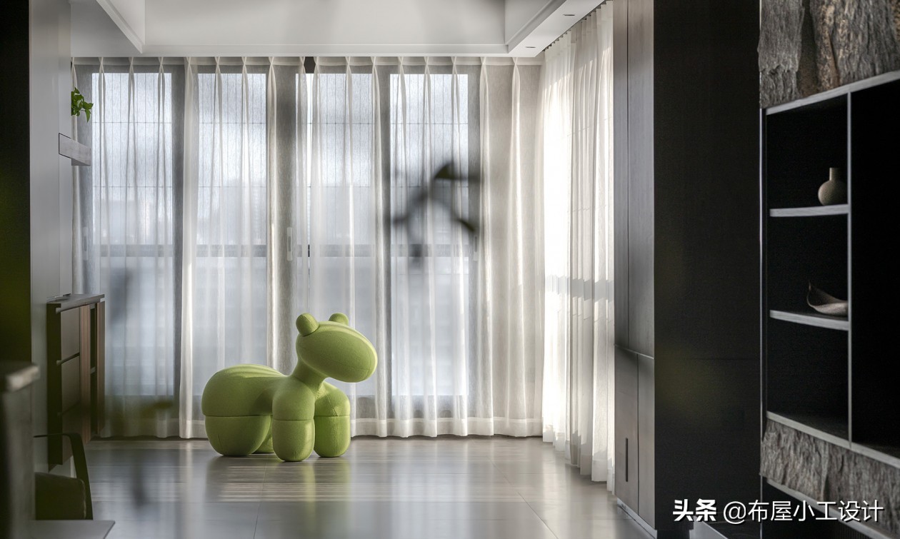 极简原木风别墅胡桃木,极简胡桃木风格全屋效果图