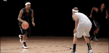 篮球实用变速过人技巧,篮球行进间变向突破过人