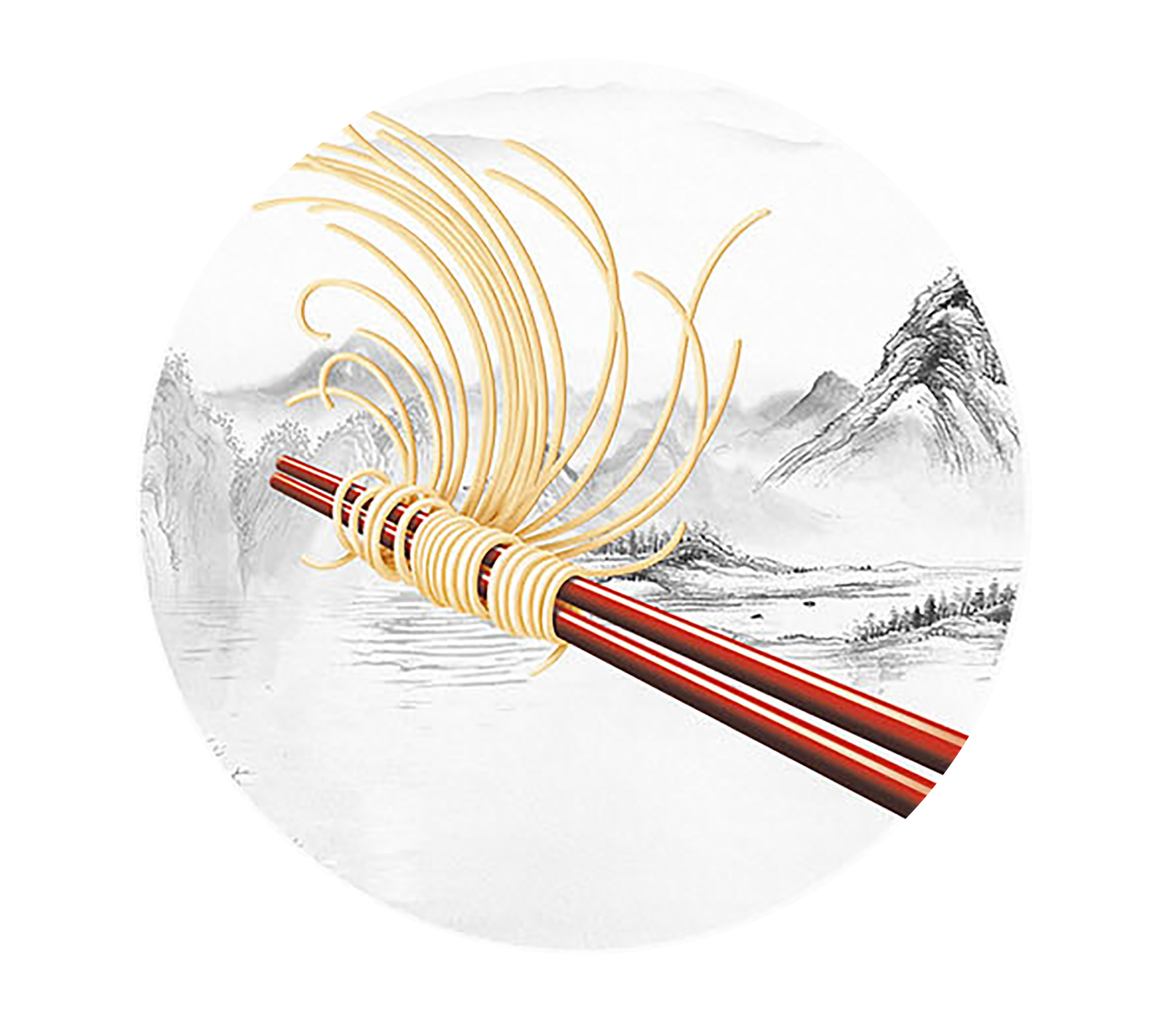 对不起韩国，螺蛳粉是中国的，炸酱面也是中国的（菲李漫画）