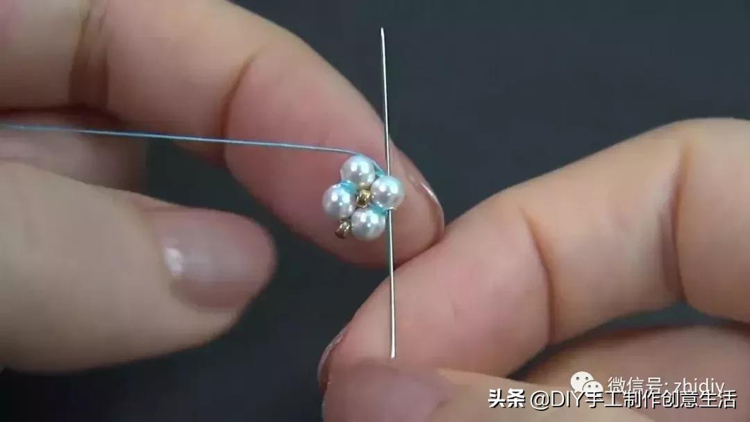 简单手工串珠戒指和发箍,戒指手工diy串珠慢视频