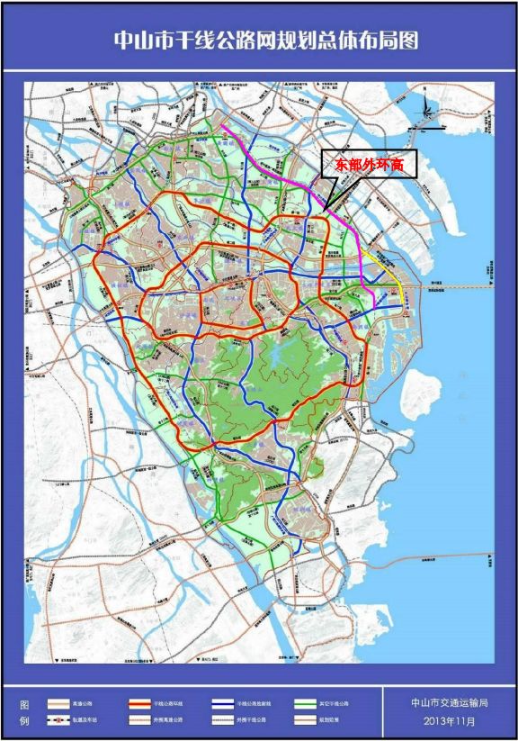 中山东部外环高速北延线容桂段,中山东部外环高速开通时间