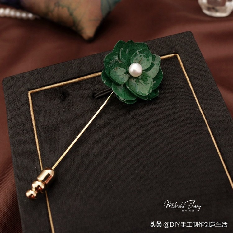 永生花首饰手工diy制作,制作永生花首饰