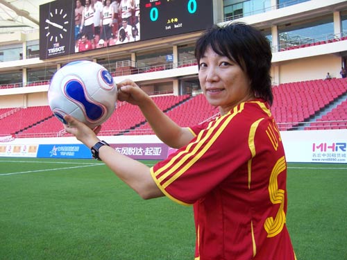 中国女足巅峰时期孙雯,国际足联21世纪最佳球员孙雯