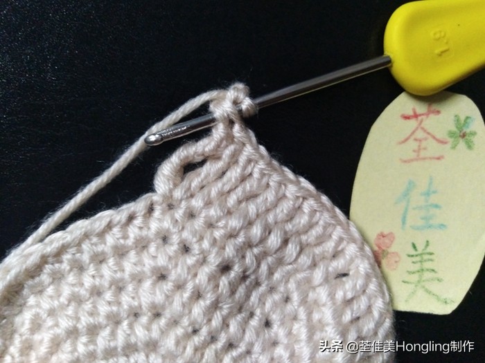 马蹄莲花的钩织教程,马蹄莲宽叶子的钩织教程