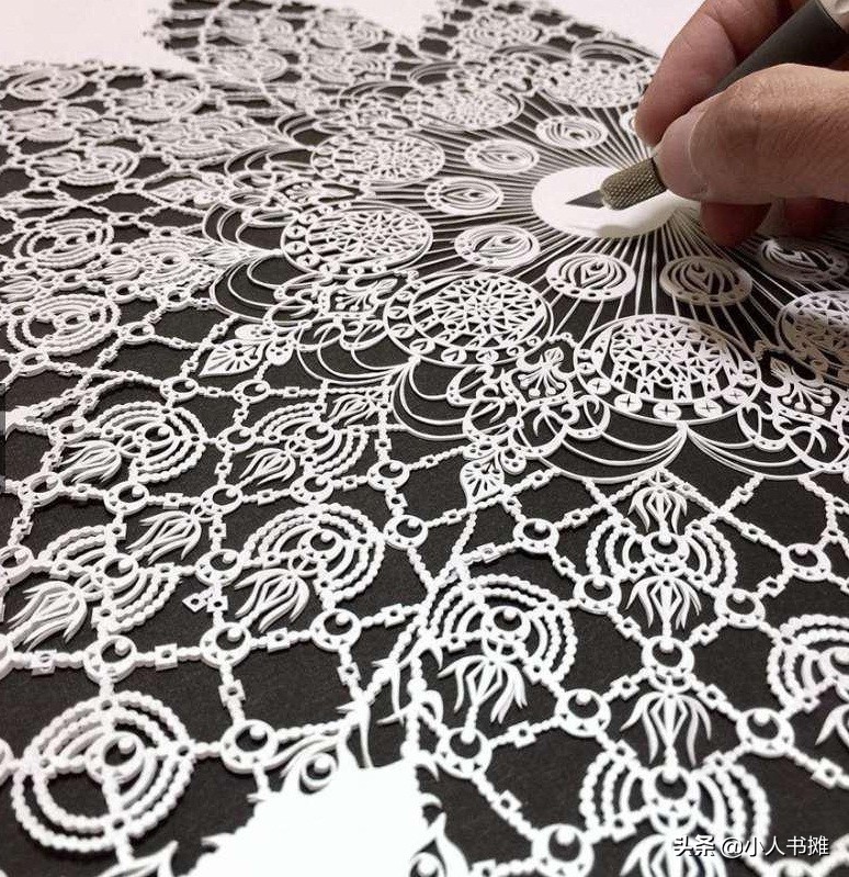 日本剪纸大神,龙猫剪纸手工制作