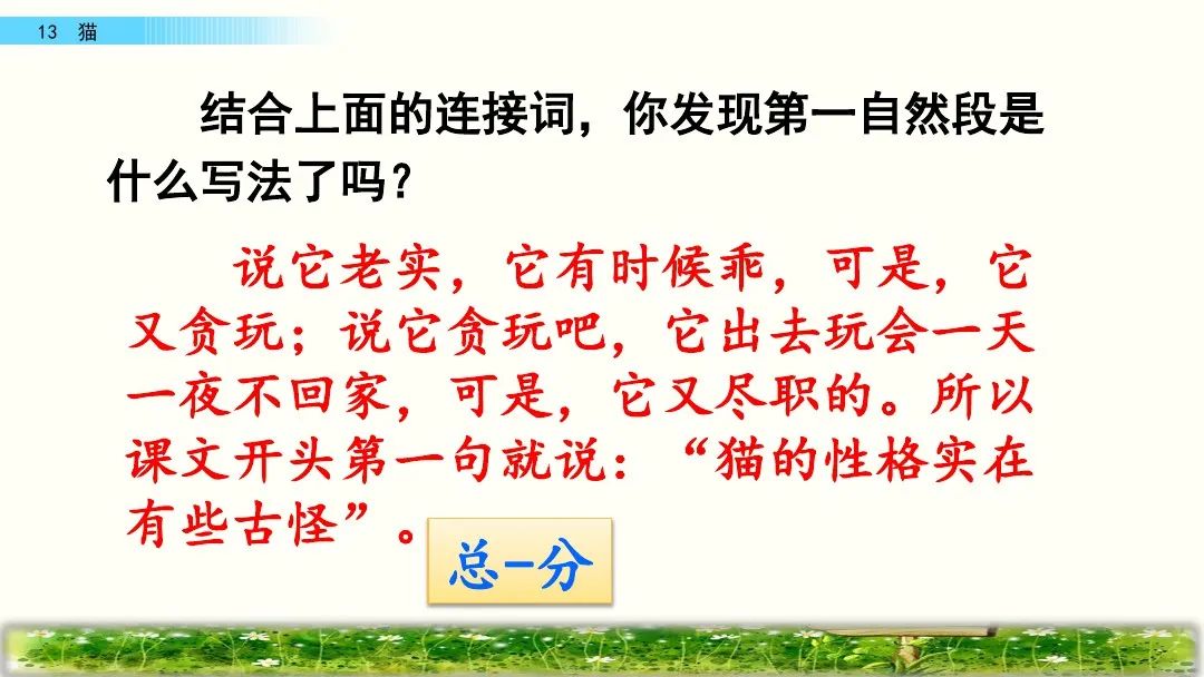 四年级下册语文13课猫课文解析,部编版四年级下册13猫教学视频