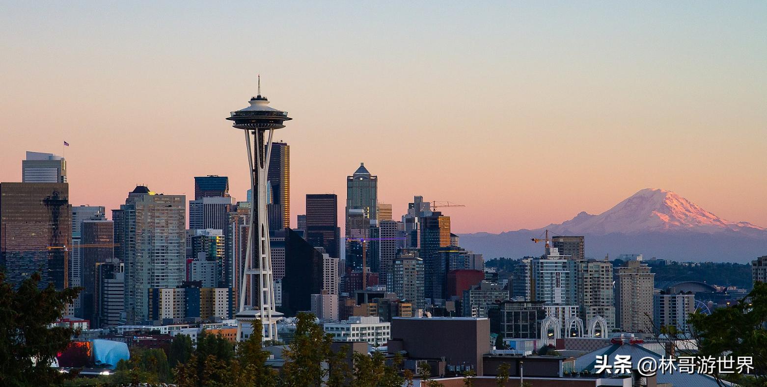 美国西雅图美景图,世界风光美