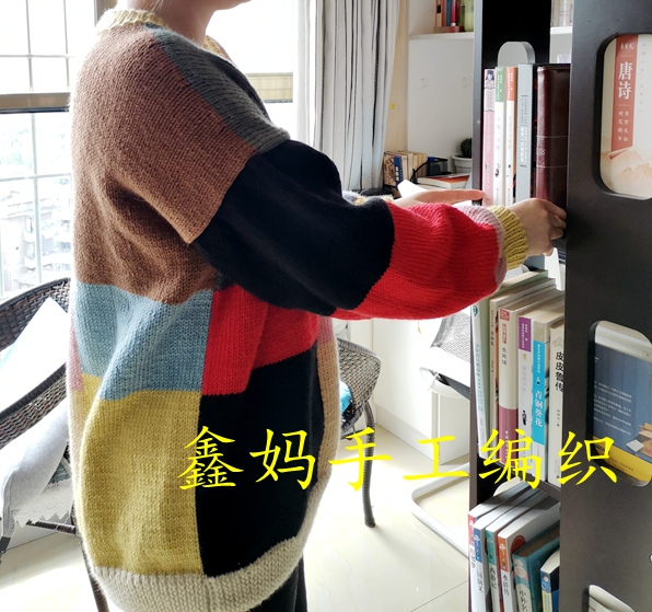鑫妈短袖编织视频教程,鑫妈编织视频教程圆领套衫