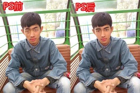 精修前后对比图片,精修照片和真实照片