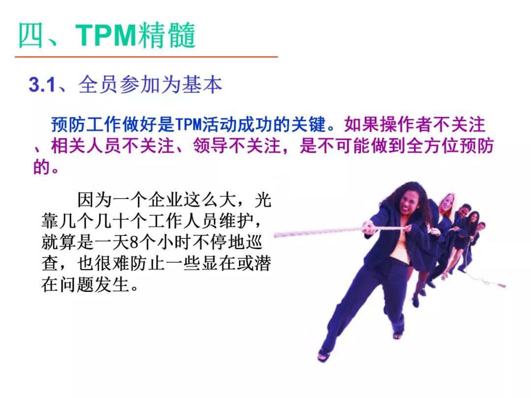 「标杆学习」某企业TPM培训课件（PPT）