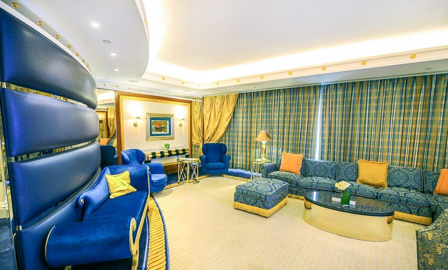 迪拜帆船酒店房间高清,迪拜帆船酒店最豪华的套房