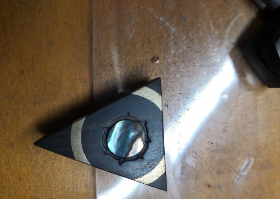 手工制作木质月牙吊坠,手工菱形吊坠的制作方法