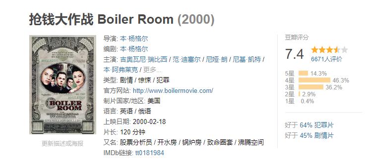 十大股市电影,十部必看股市电视剧励志