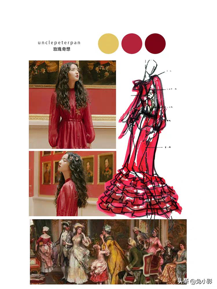 显瘦又有设计感的连衣裙,气质显瘦复古惊艳设计感连衣裙