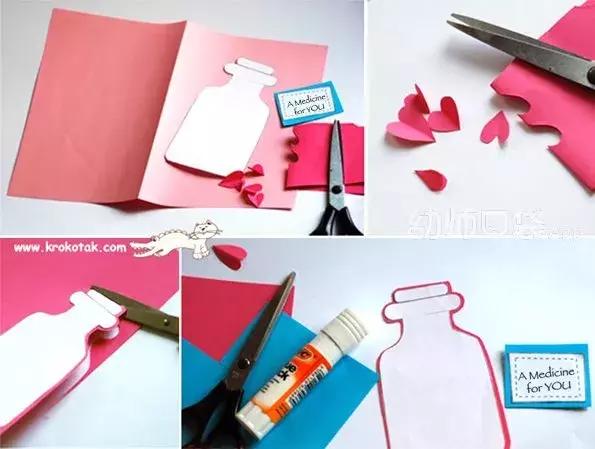 6-12岁手工制作三八妇女节贺卡,5-6岁大班创意手工三八妇女节