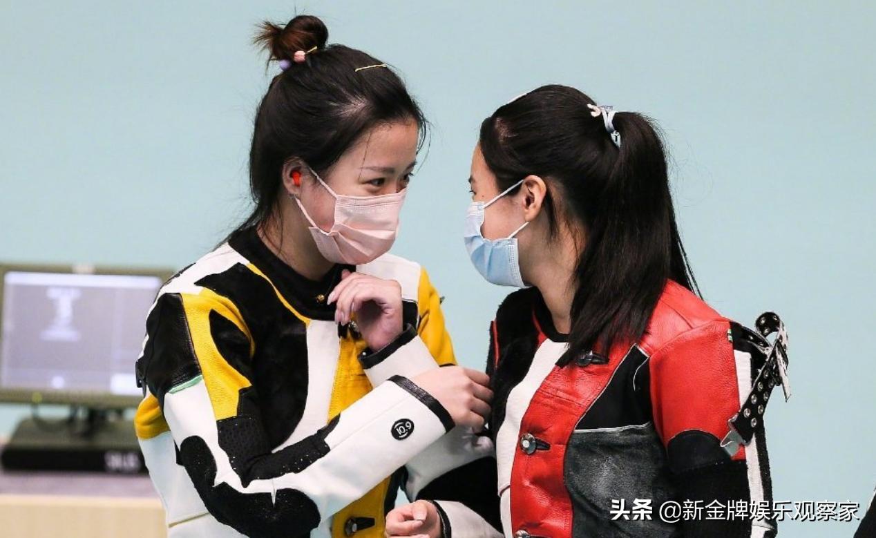 杨倩开枪前眼神杀,杨倩正脸眼神杀