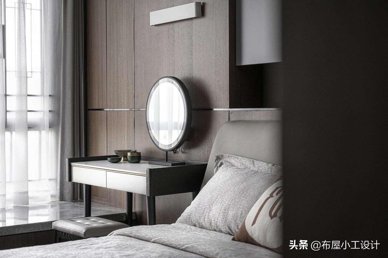 极简原木风别墅胡桃木,极简胡桃木风格全屋效果图