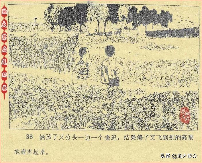 *革文**连环画《鸽子的秘密》张增木｜董建民｜张冰杰绘画