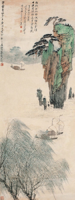 郑午昌花鸟,丝鬓散人郑午昌百幅绘画作品赏析