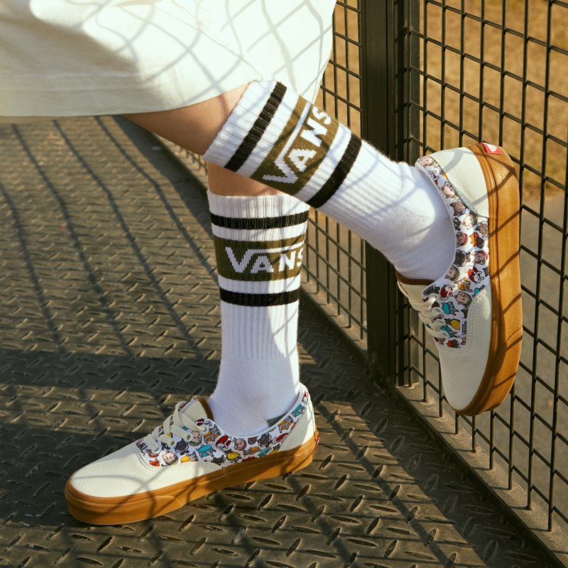 vans蓝色动物纹,vans棋盘格新年款