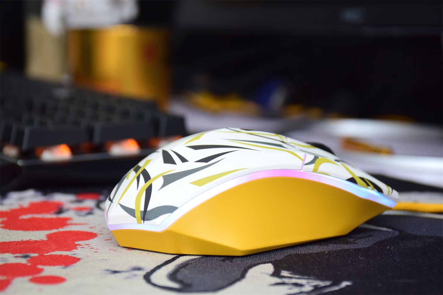 em910达尔优荆棘紫,达尔优牧马人em910鼠标